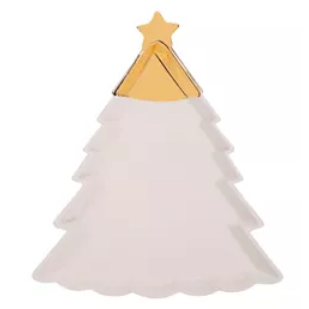 Holiday Charm Tree Serving Platter